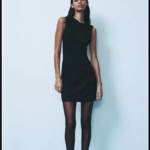 Zara Black Sleeveless Dress